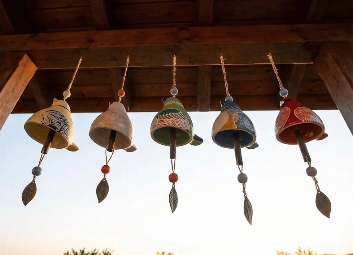 100% Hand-Painted Bird wind Chimes (Handmade by Jordan Maynard)-Buy 2 Free Shipping