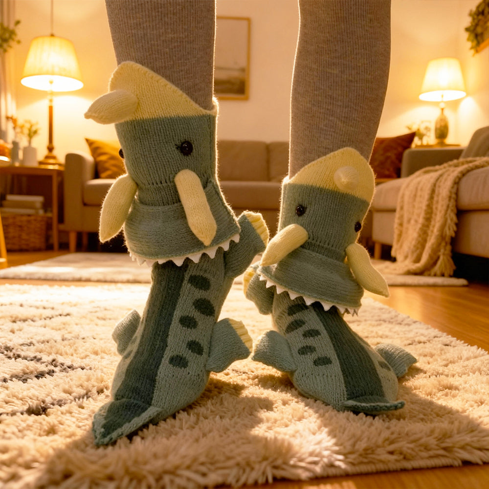 🎁LAST DAY — LIMITED TIME 49% OFF！🐻Animal Knit Socks