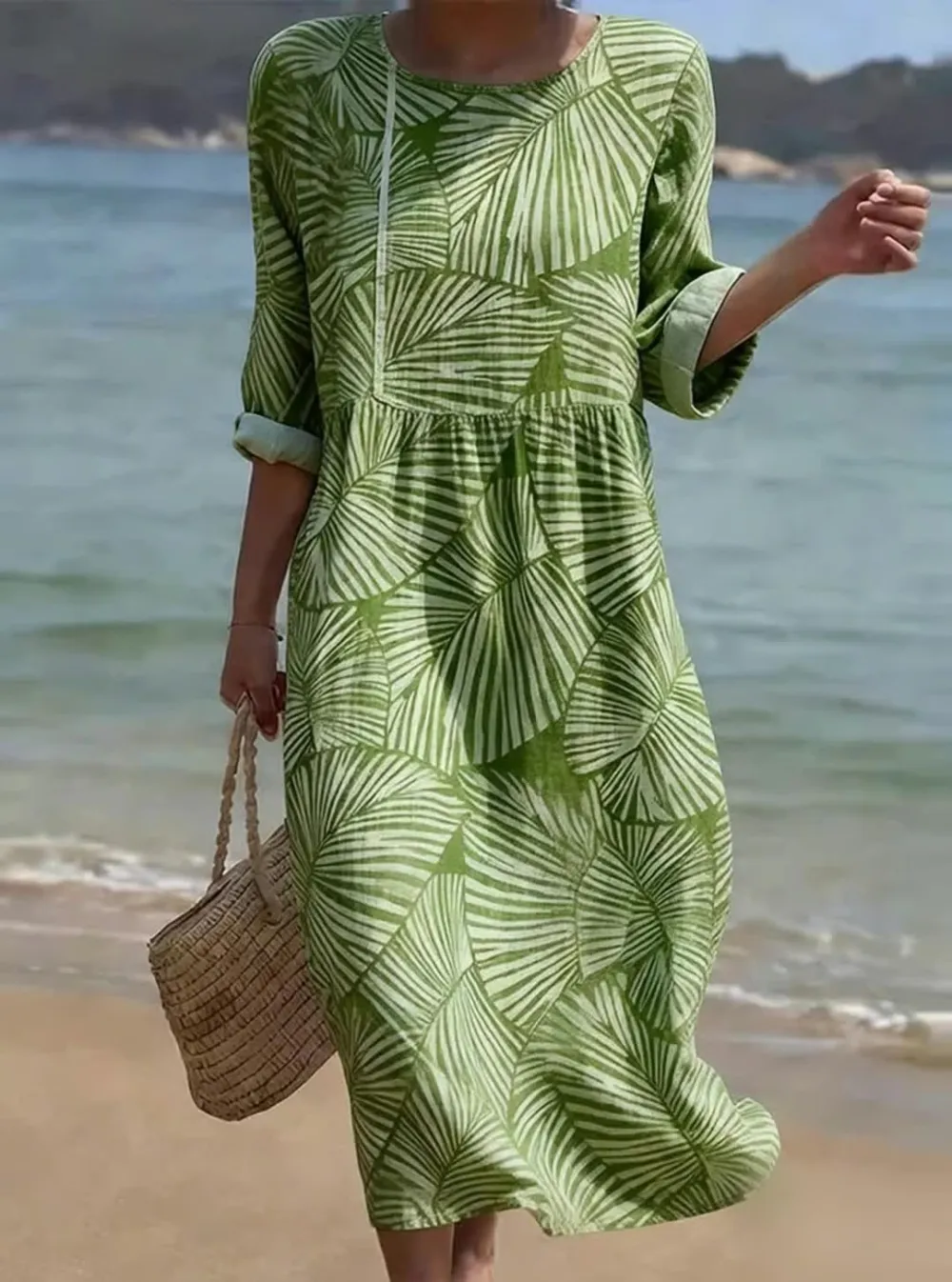 Women's Leisure Vacation Floral Dress