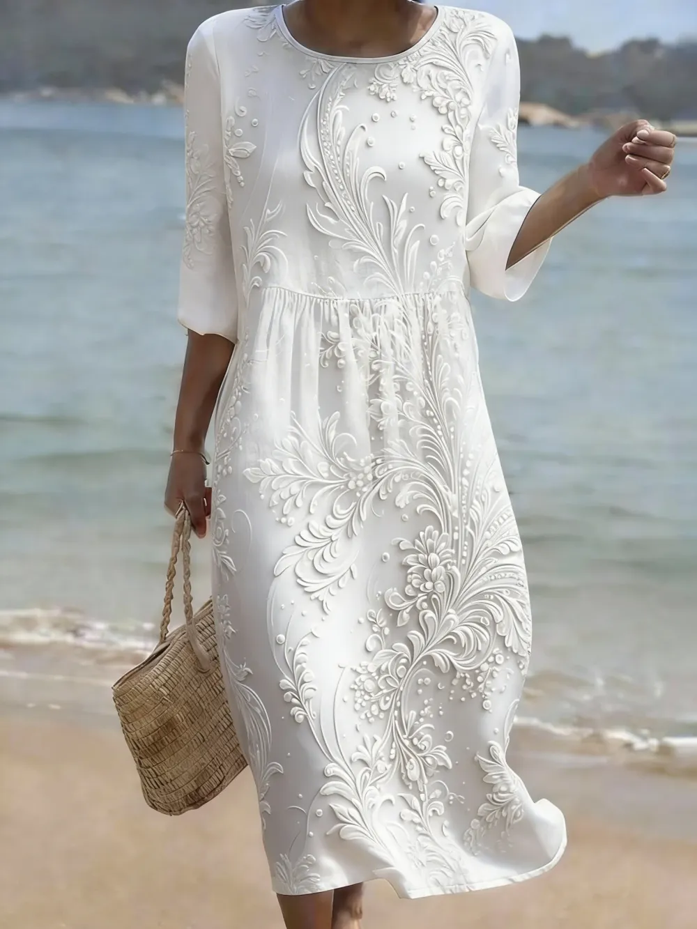 Women's Leisure Vacation Floral Dress