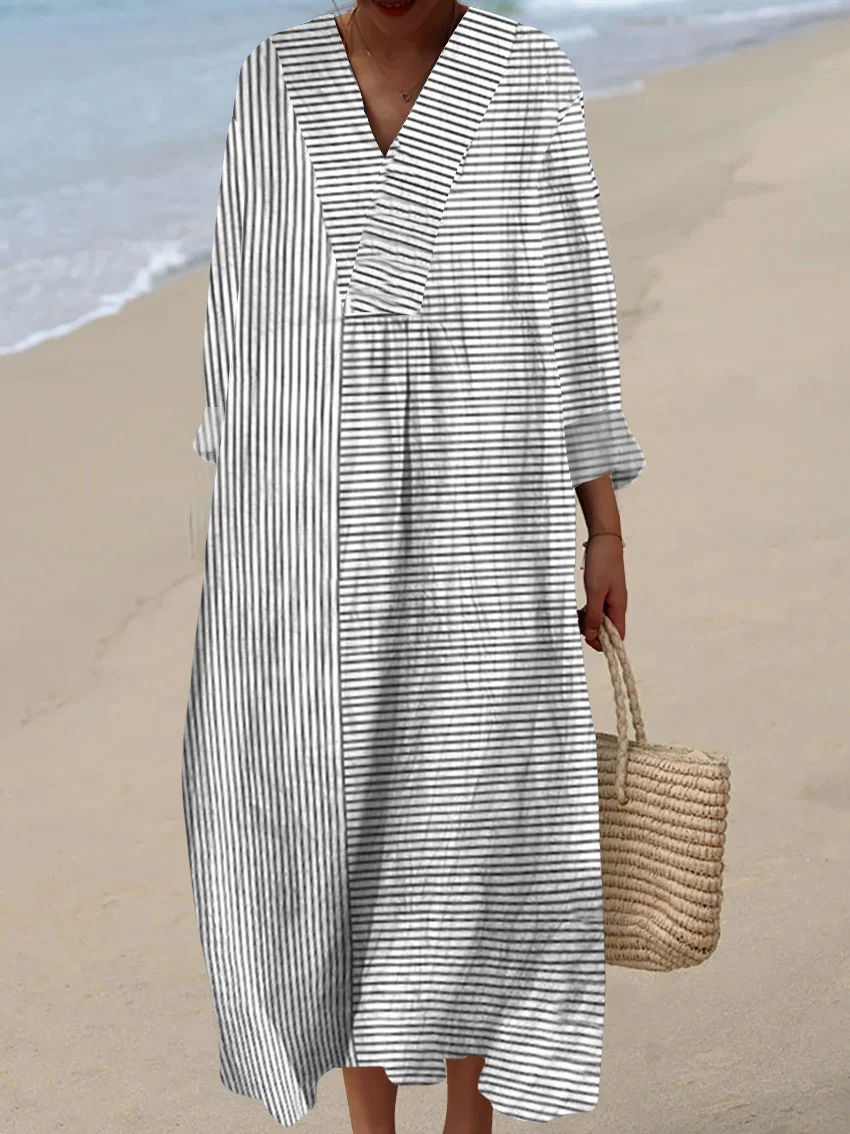 🔥New Arrivals🔥 Women's SummerAbstract Pattern Art Print Cotton Dress