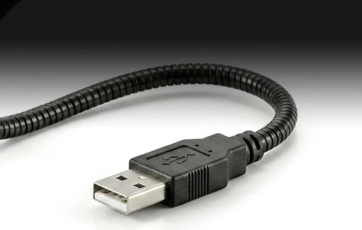 USB cable connection