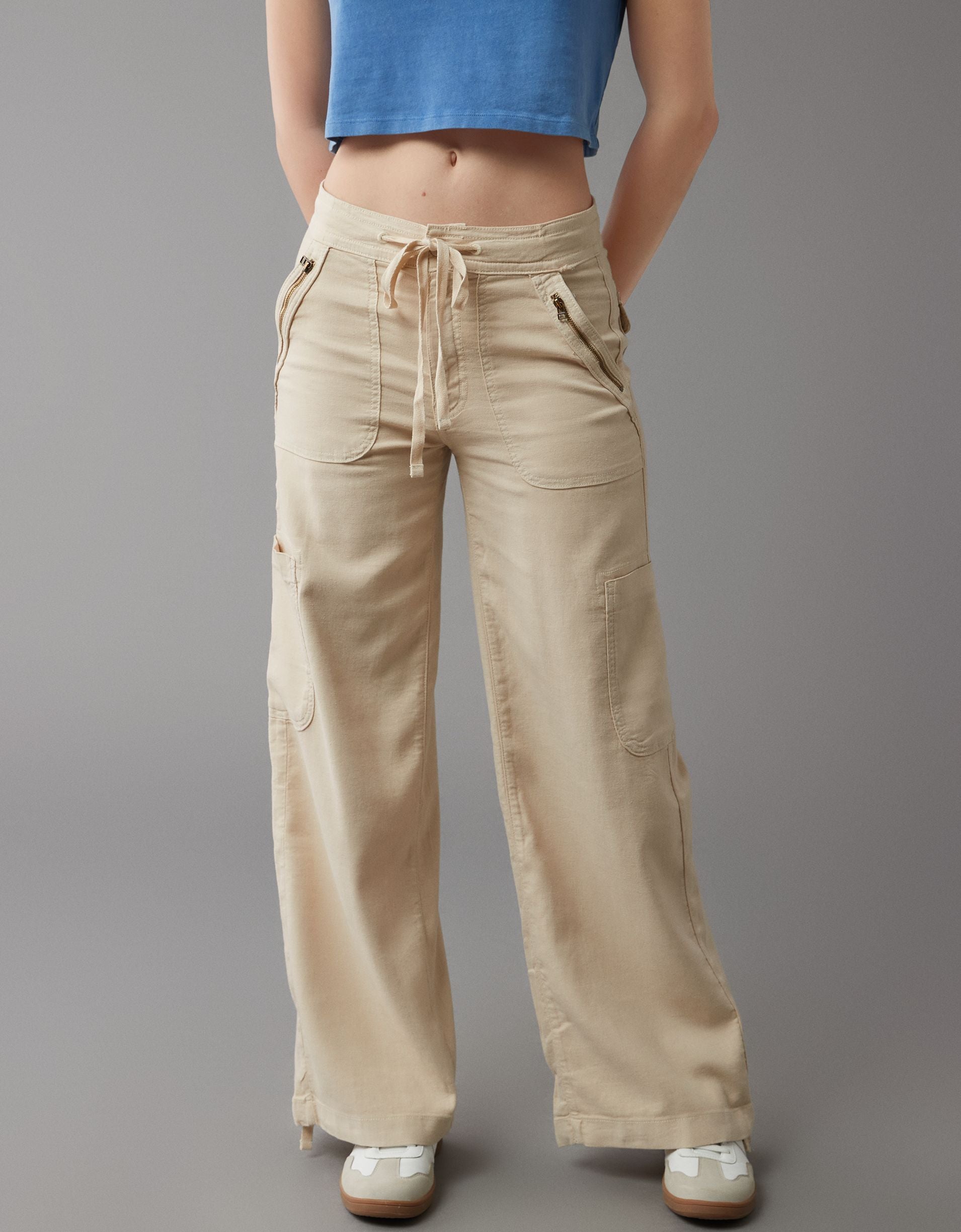 Blend Wide-Leg Cargo Pant(BUY 2 FREE SHIPPING)