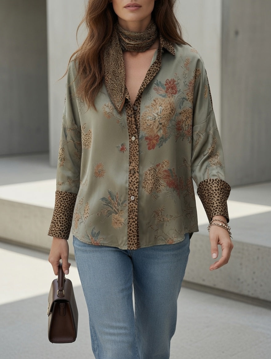 Tara Leopard Blouse
