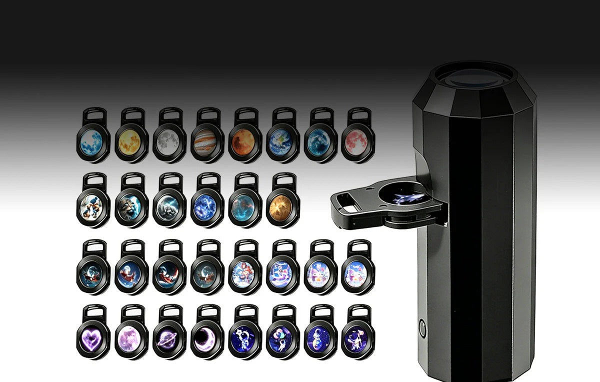 Multiple projector scene slides