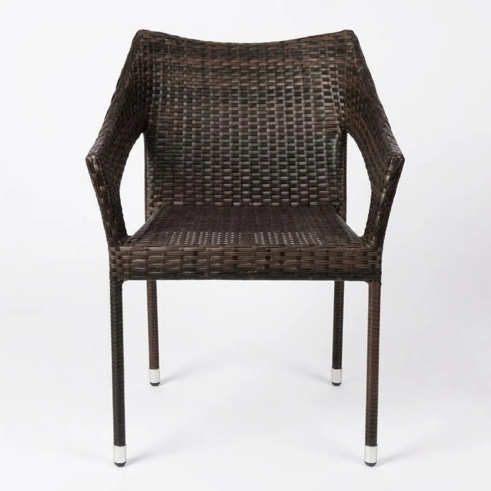 Sessel aus PE-Rattan Braun