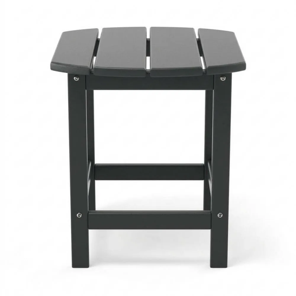 Schwarzer Polypropylen-Hocker