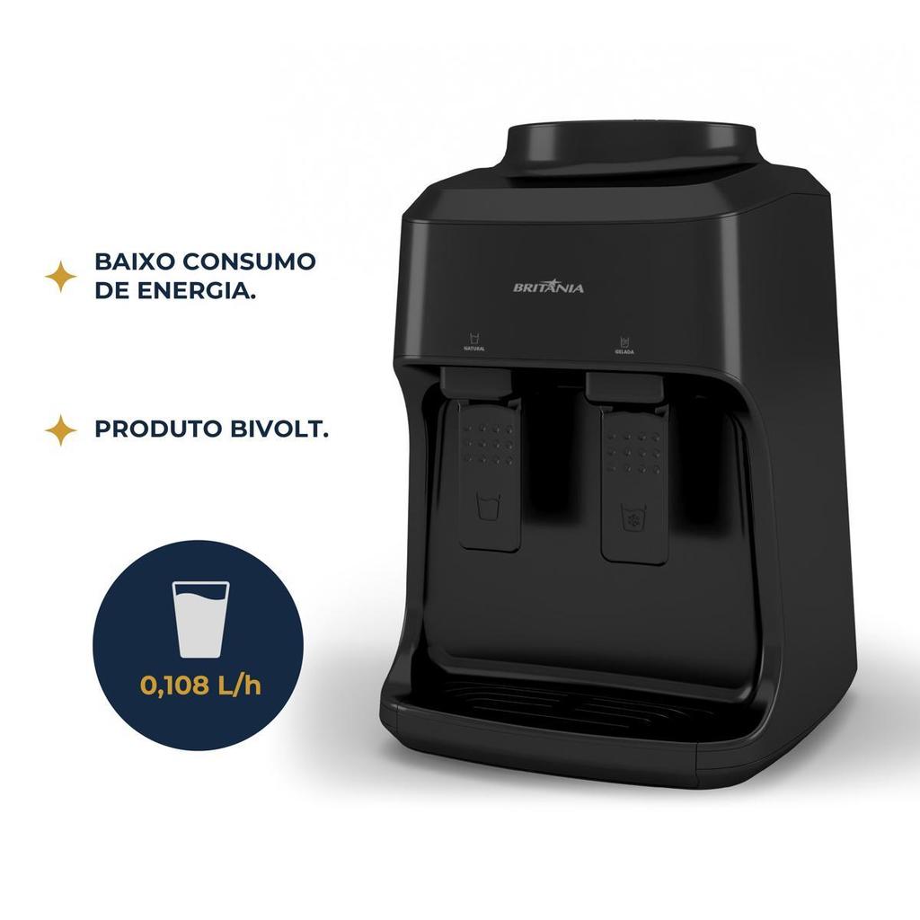 Britânia Bebedouro Aquaplus BBE12P Bivolt para Galão 10L ou 20L com Água