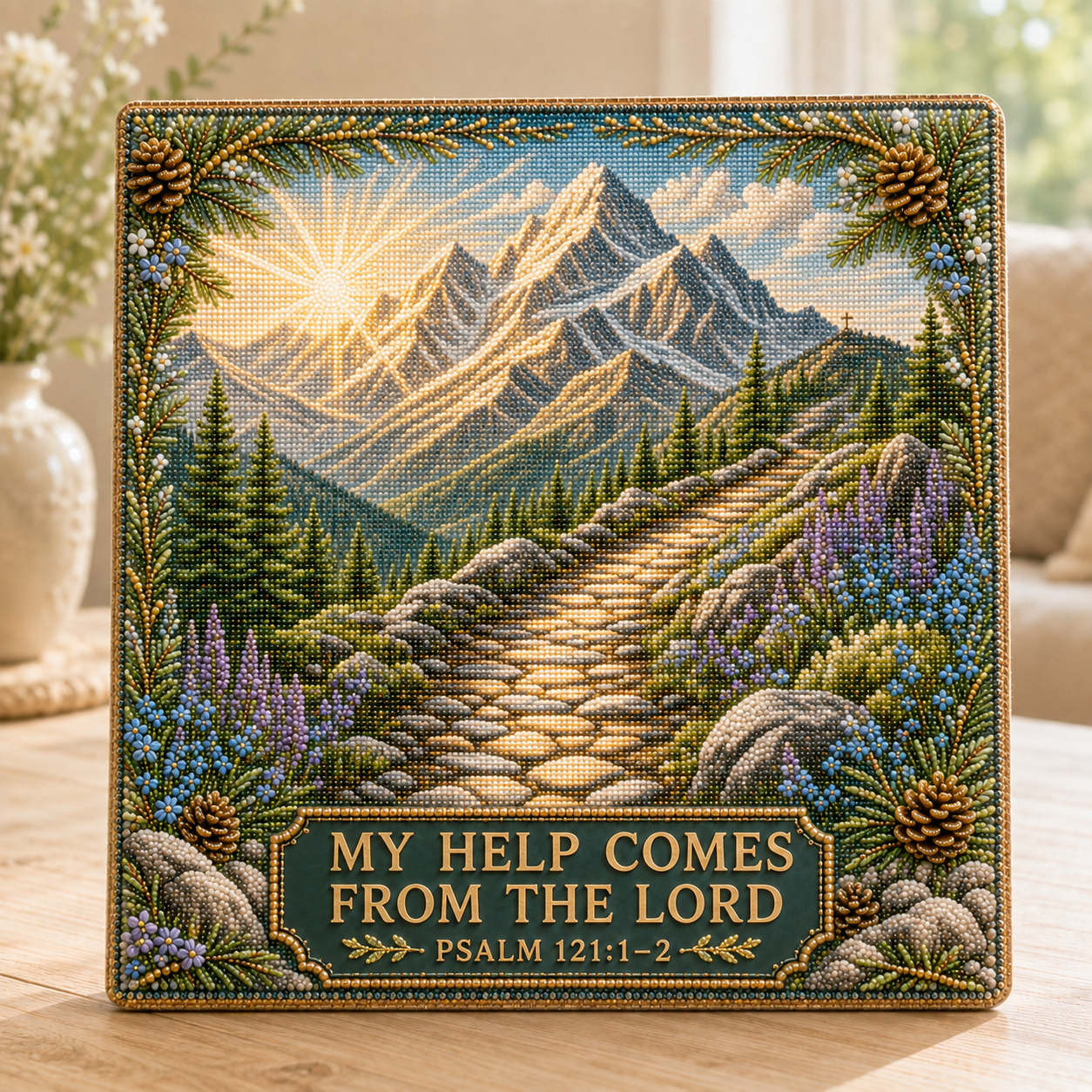 ✝️ Psalms of Comfort & Strength Pearl Diamond Art Kit