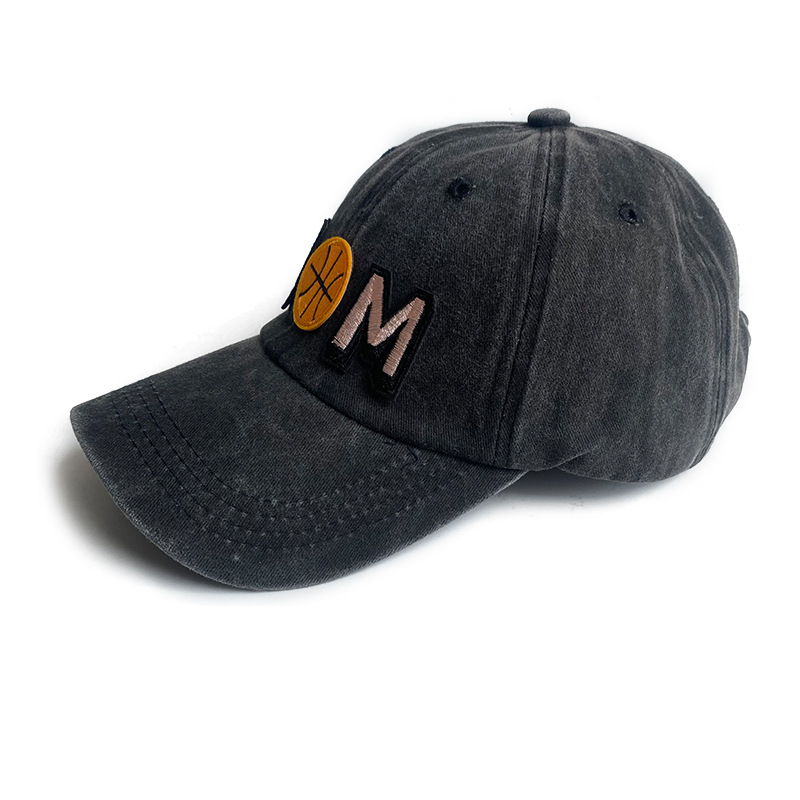 Basketball Mom Letter Embroidered Baseball Caps