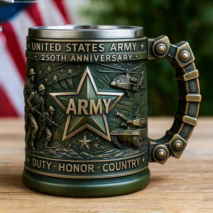 250th Anniversary Military 3D Mug