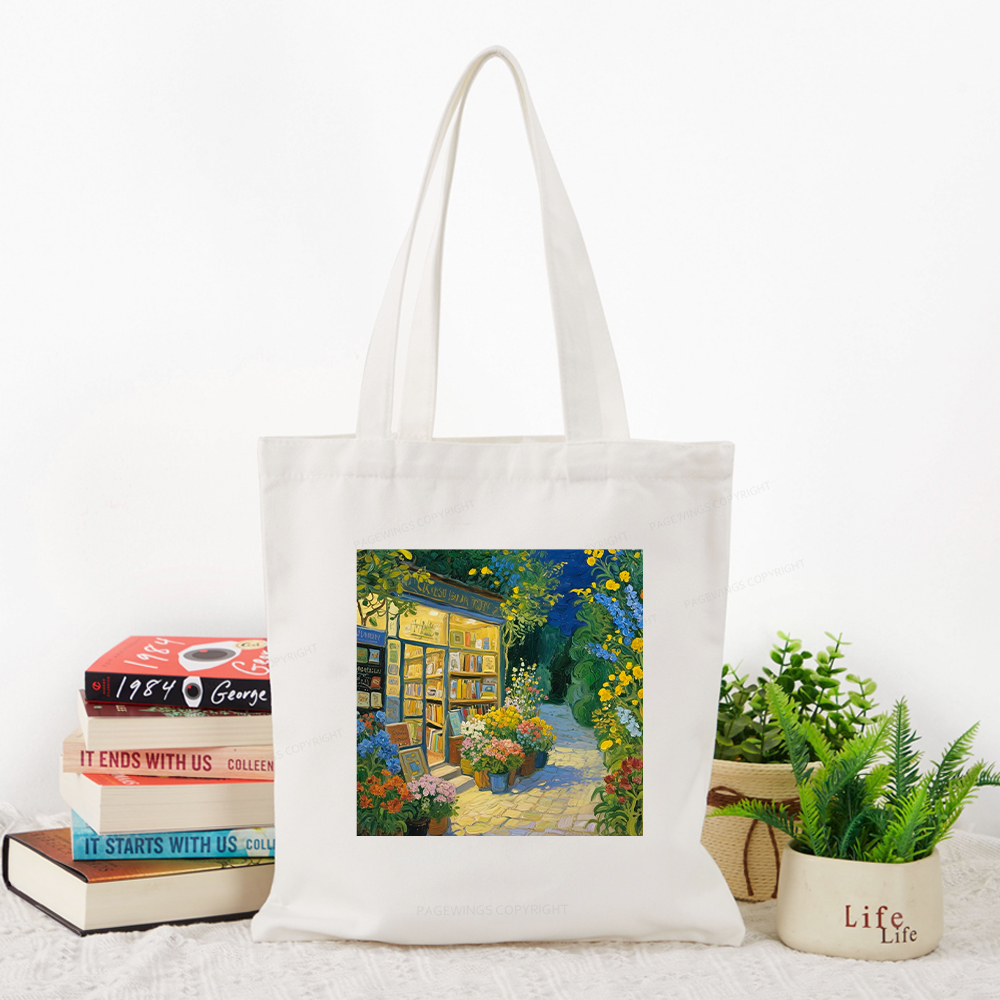 Pagewings Bookshop Tote Bag