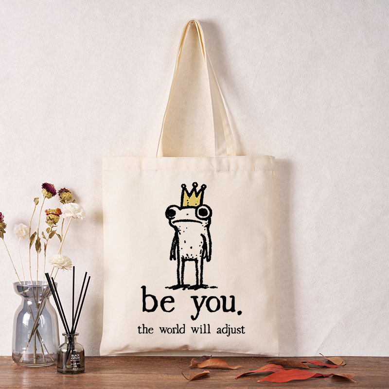Tokyo-Tiger Crown Frog Stays True To Self Tote Bag