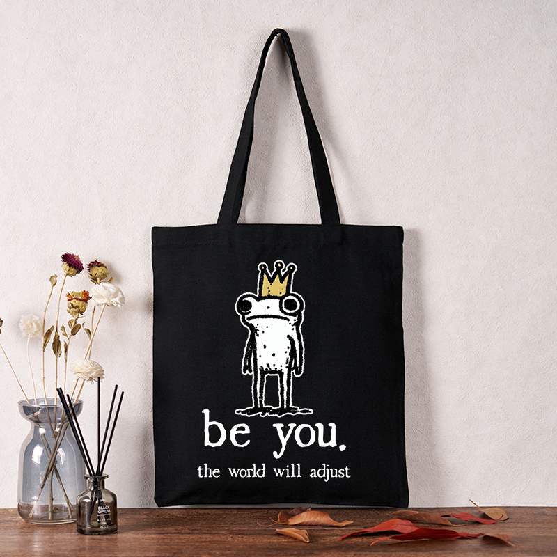 Tokyo-Tiger Crown Frog Stays True To Self Tote Bag