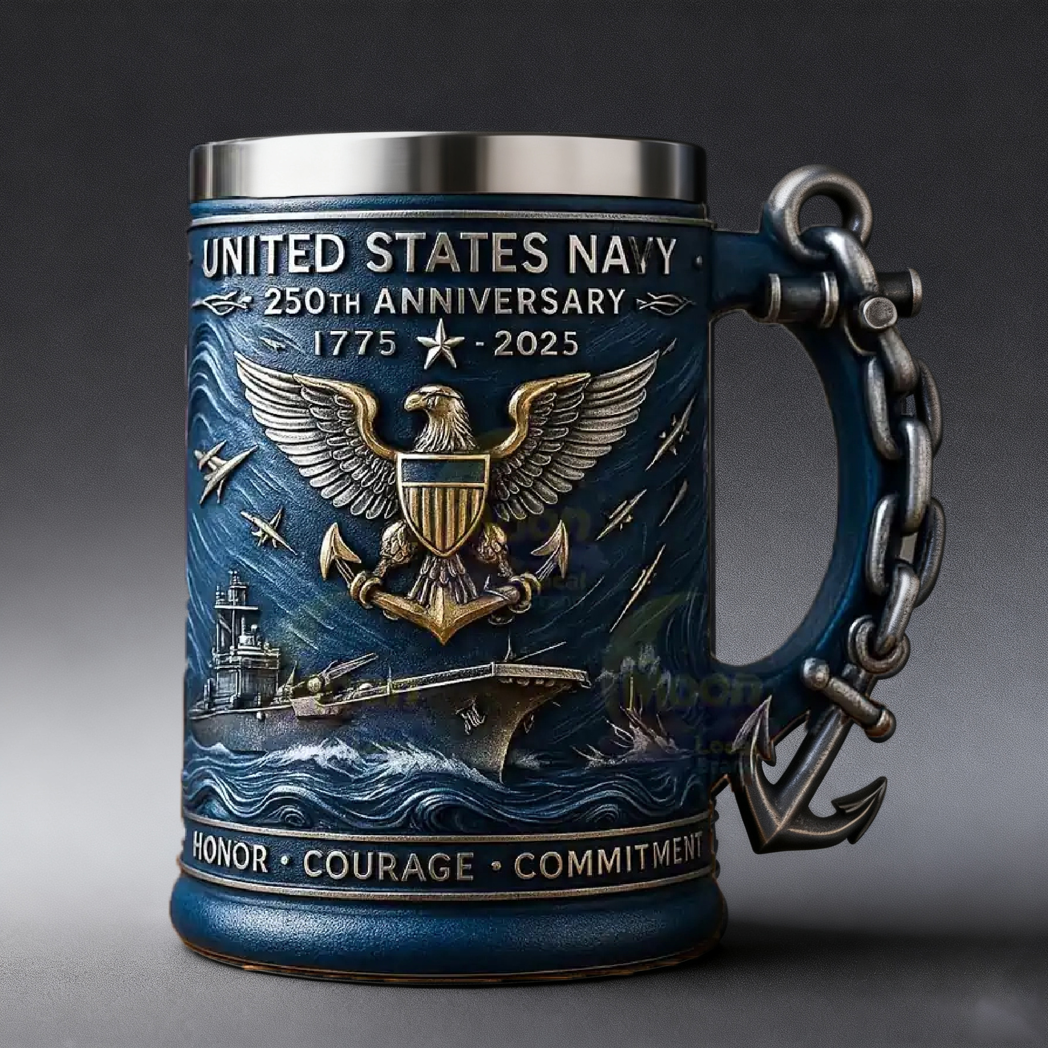 250th Anniversary Military 3D Mug