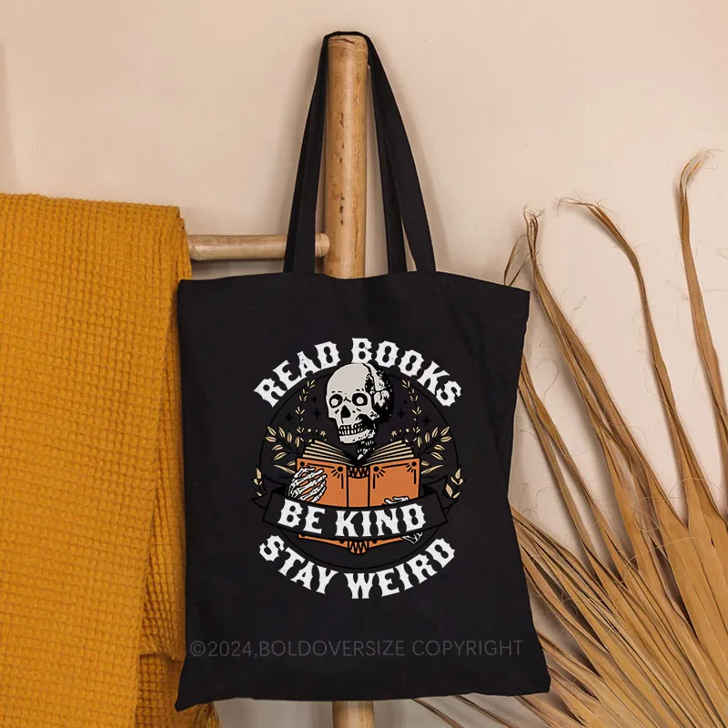 Vintage Be Kind Stay Weird Tote Bag