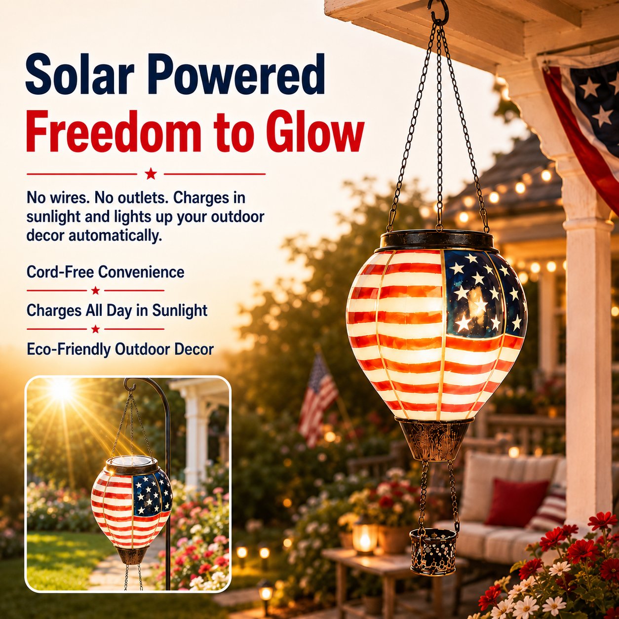 250th Anniversary Solar Hot Air Balloon Lantern