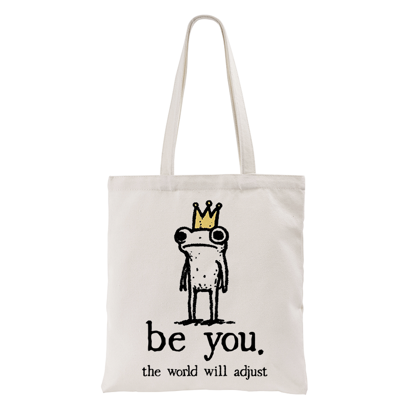 Tokyo-Tiger Crown Frog Stays True To Self Tote Bag