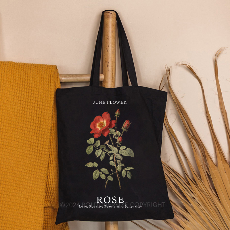 Vintage June Floral Tote Bag