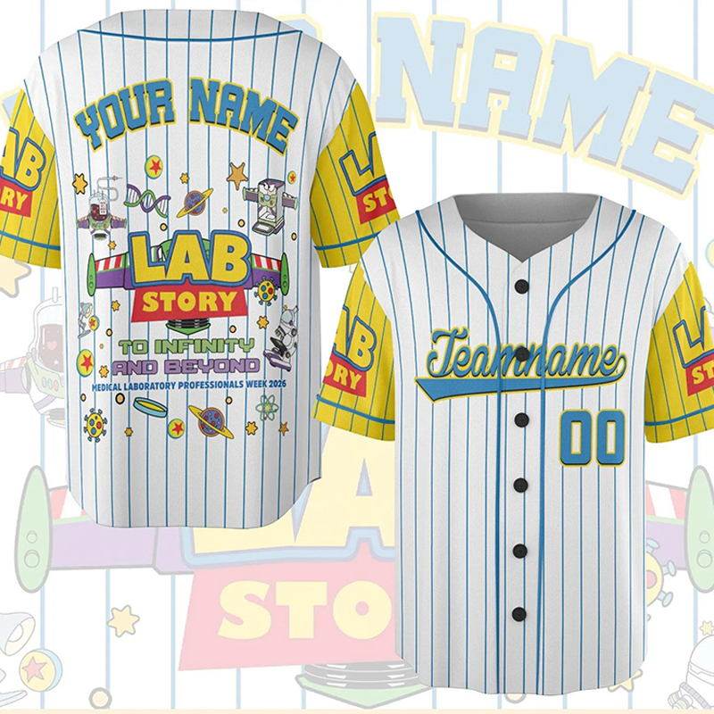Personalized To Infinity And Beyond For Our Patients Baseball Jersey