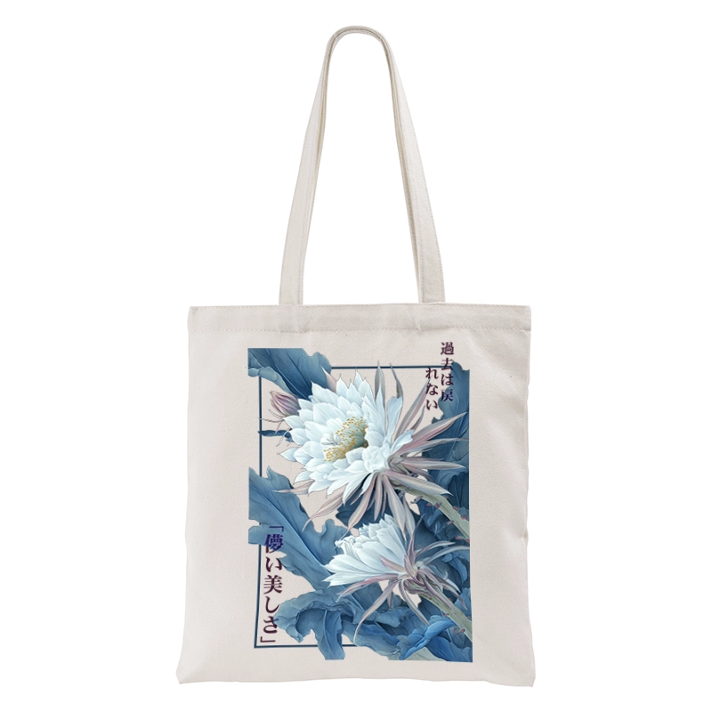 Tokyo-Tiger Vintage Epiphyllum-Short-lived beauty Poster Tote Bag