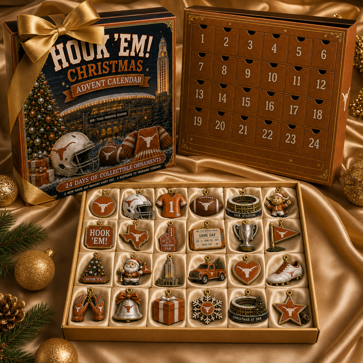 🎄 Hook ’Em! Football Christmas Advent Calendar