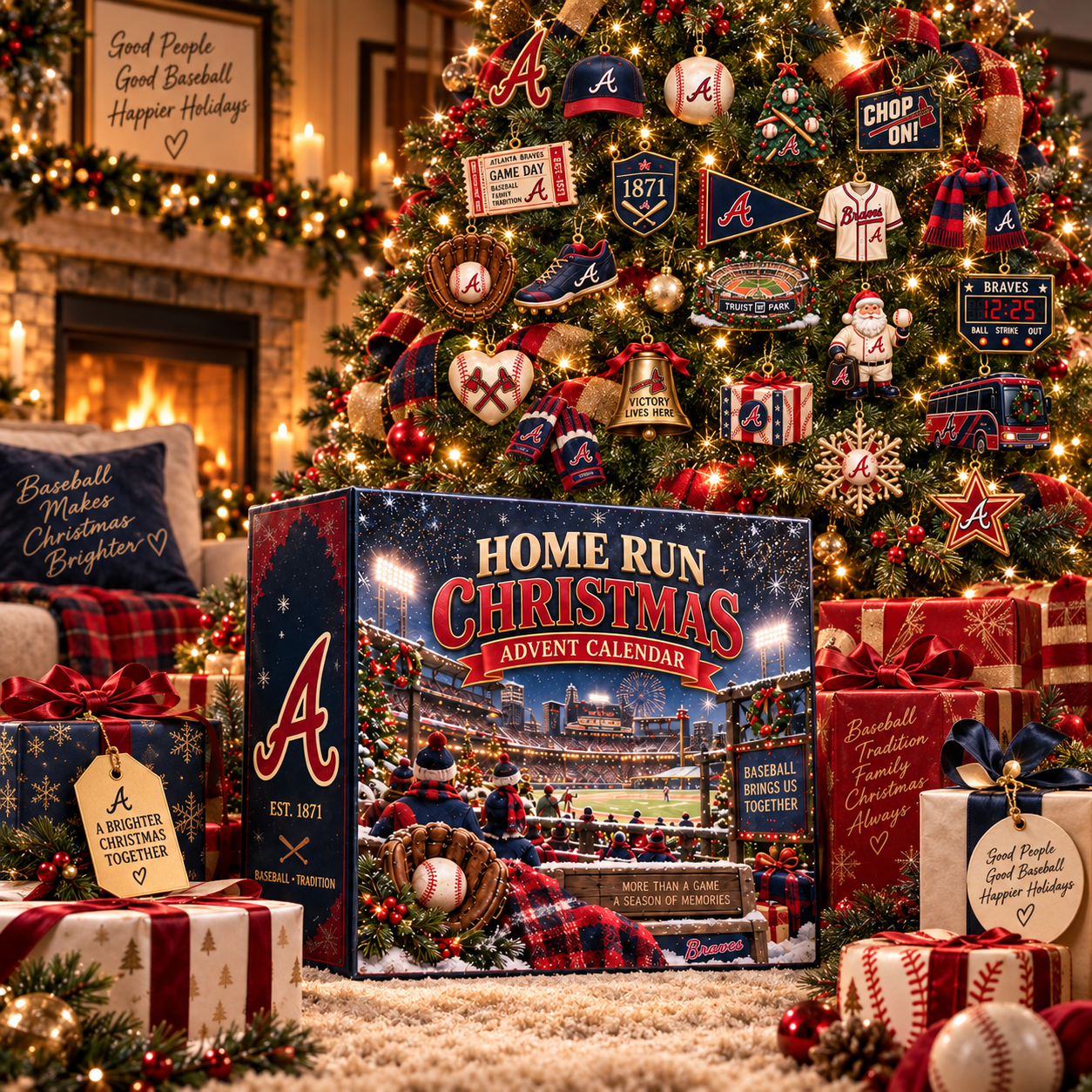 🎄 Chop On! Baseball Christmas Advent Calendar