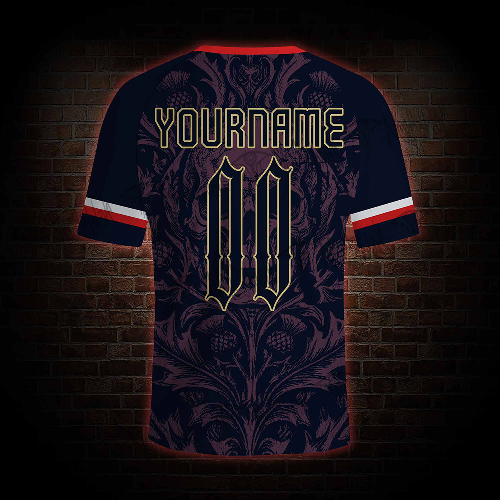 Personalized England Thistle Football Jersey