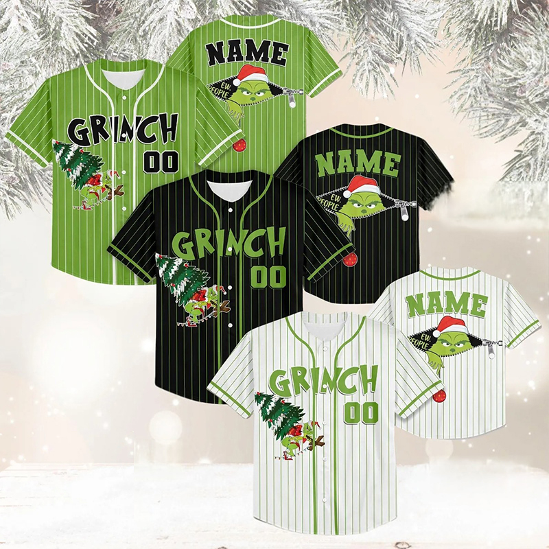 Personalized Name And Number Ew People Mean Guy Teacher Baseball Jersey