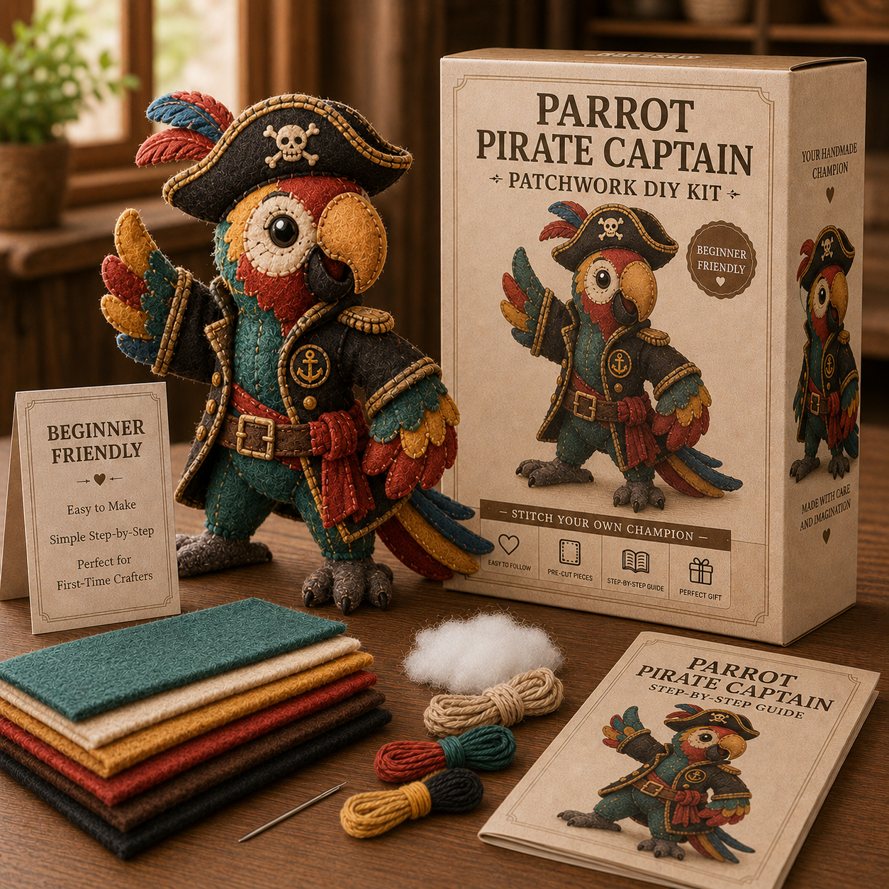 🧵Patchwork Adventure DIY Kit | DIY Character Set