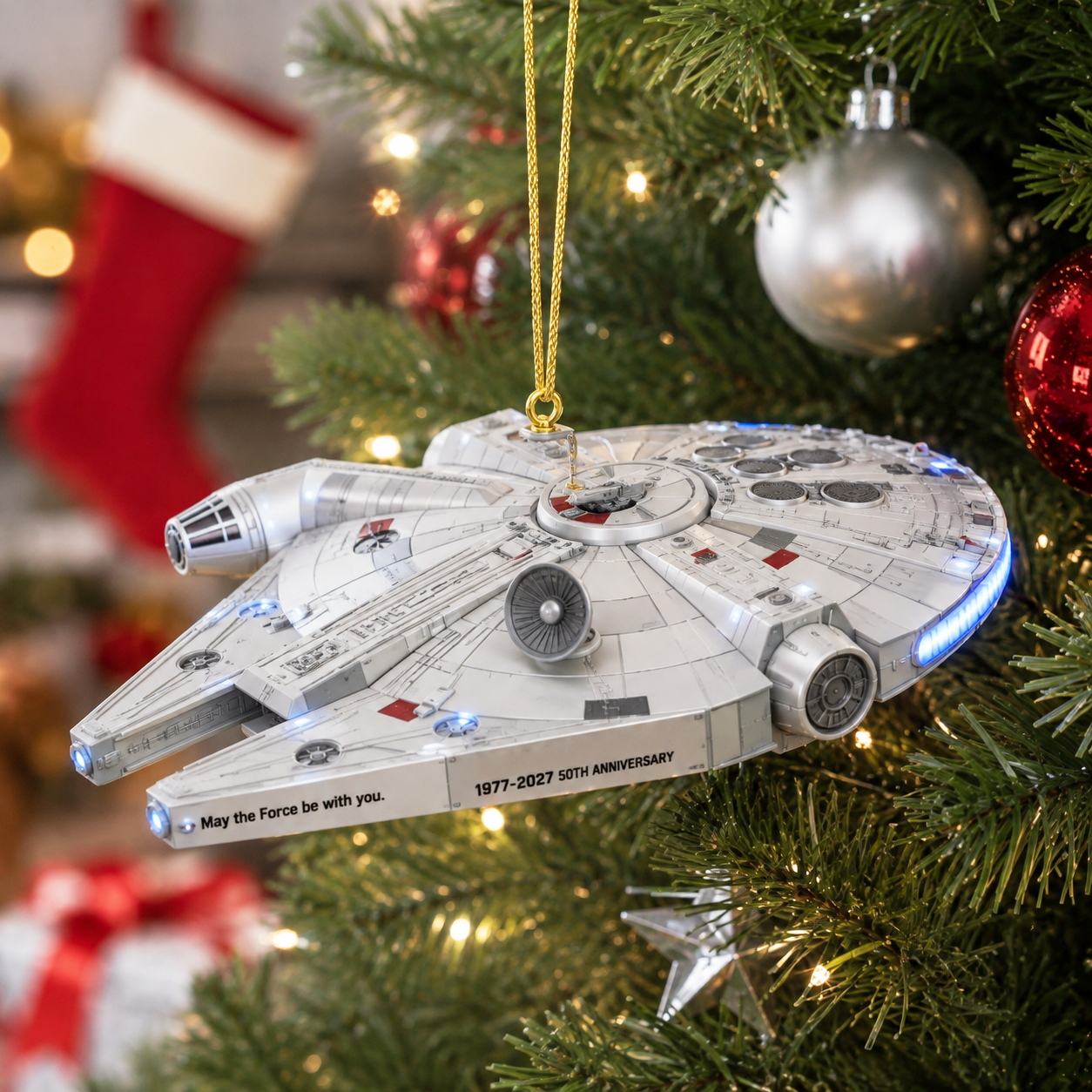 Star Wars 50th Anniversary Commemorative Galactic Starship Ornament