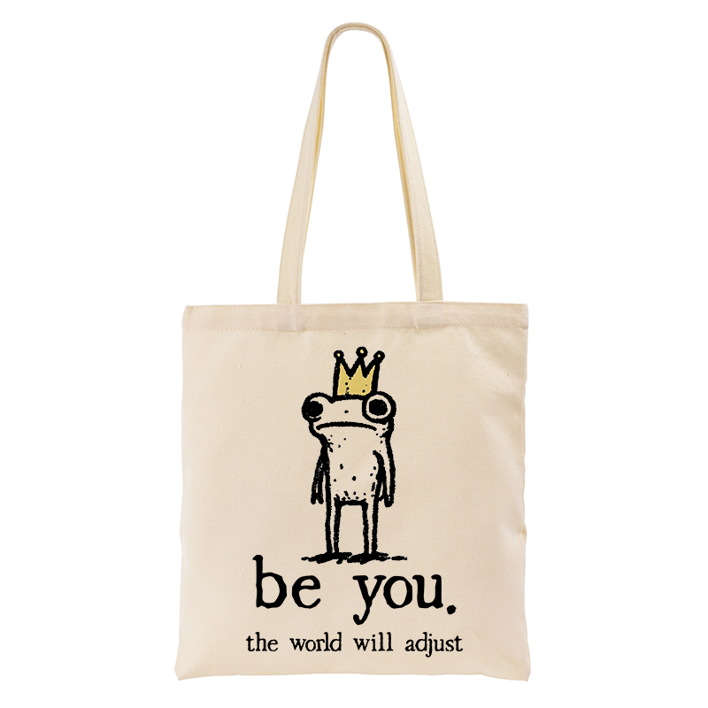 Tokyo-Tiger Crown Frog Stays True To Self Tote Bag
