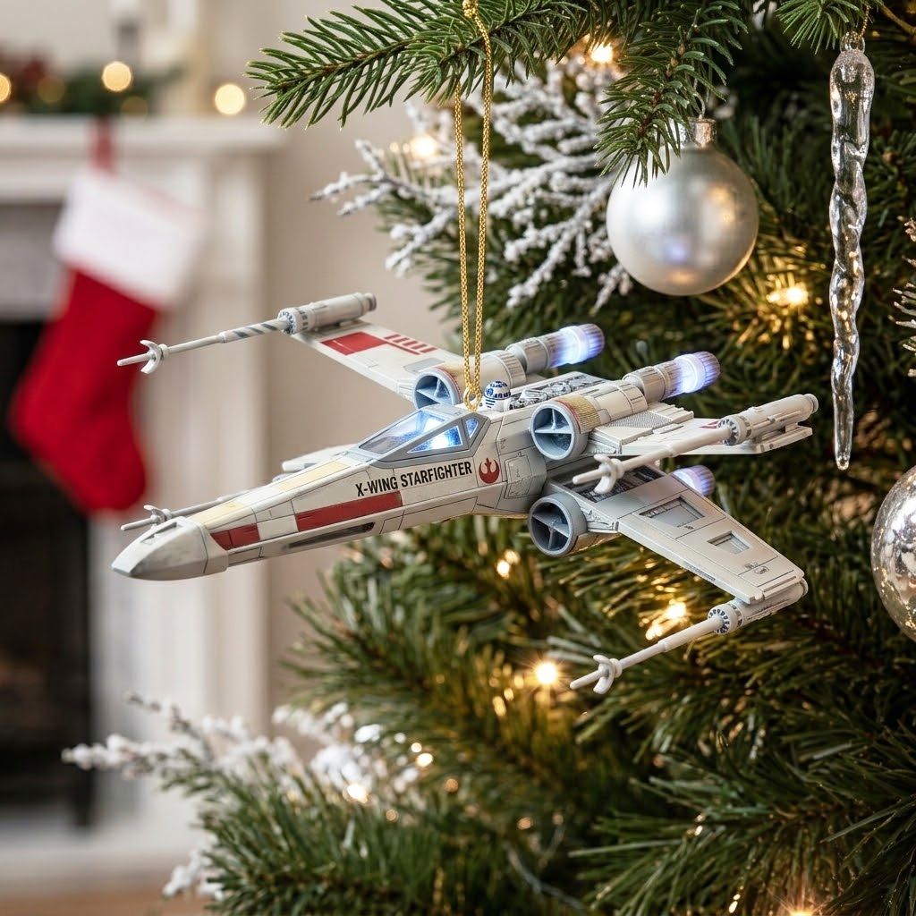 Star Wars 50th Anniversary Commemorative Galactic Starship Ornament