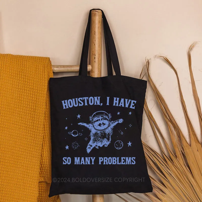 Vintage Raccoon Meme Tote Bag