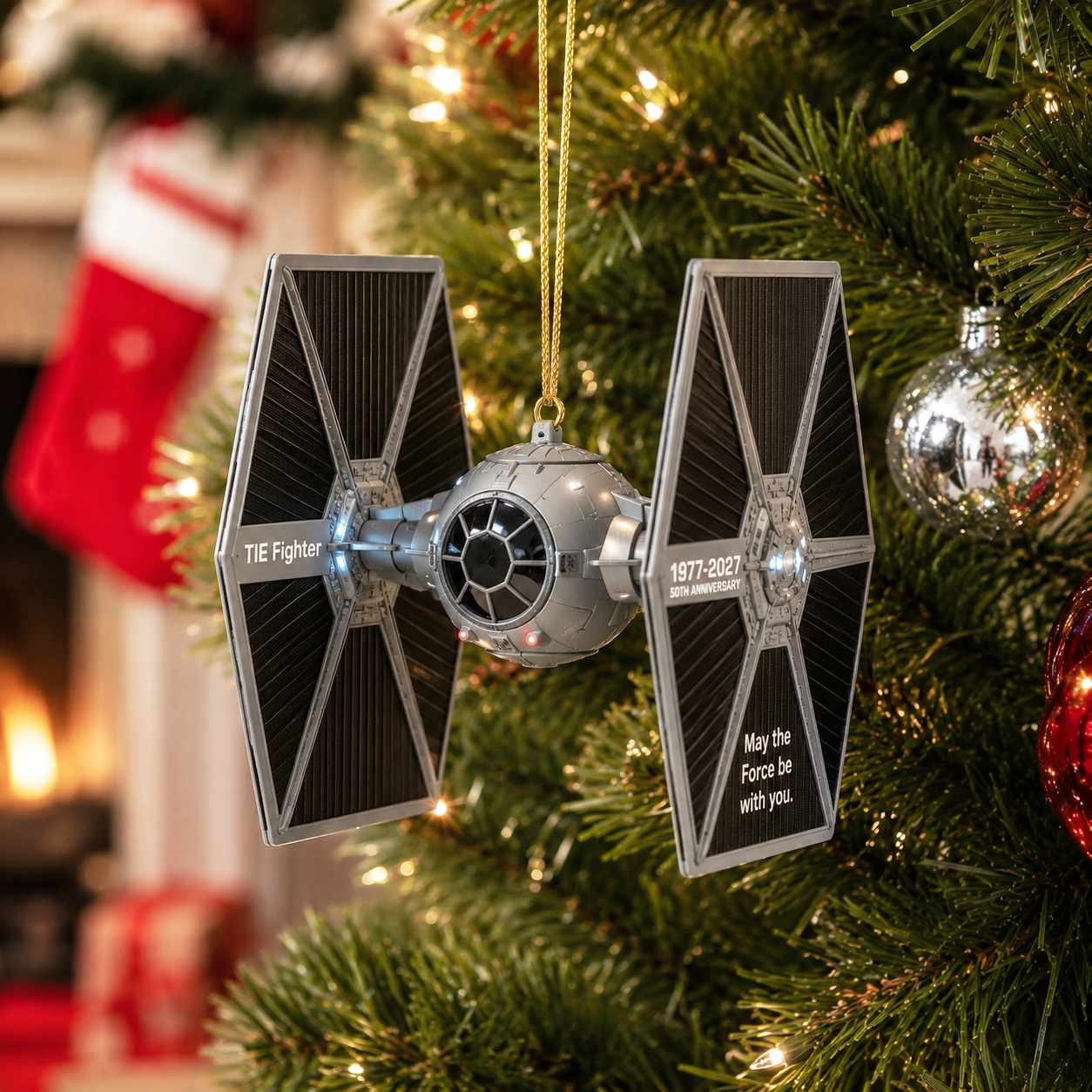Star Wars 50th Anniversary Commemorative Galactic Starship Ornament