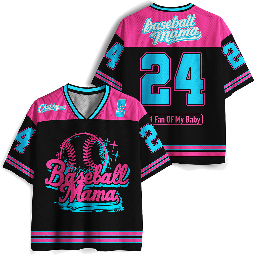 Vintage Baseball Mama Mesh Jersey