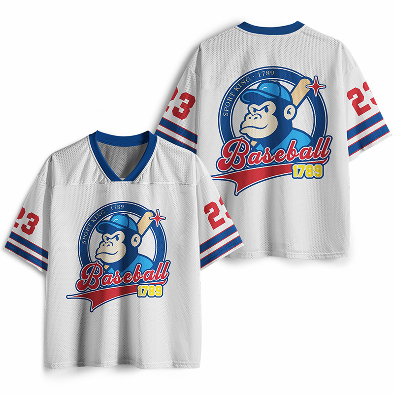 Personalized Number Play Baseball Teacher Mesh Jersey
