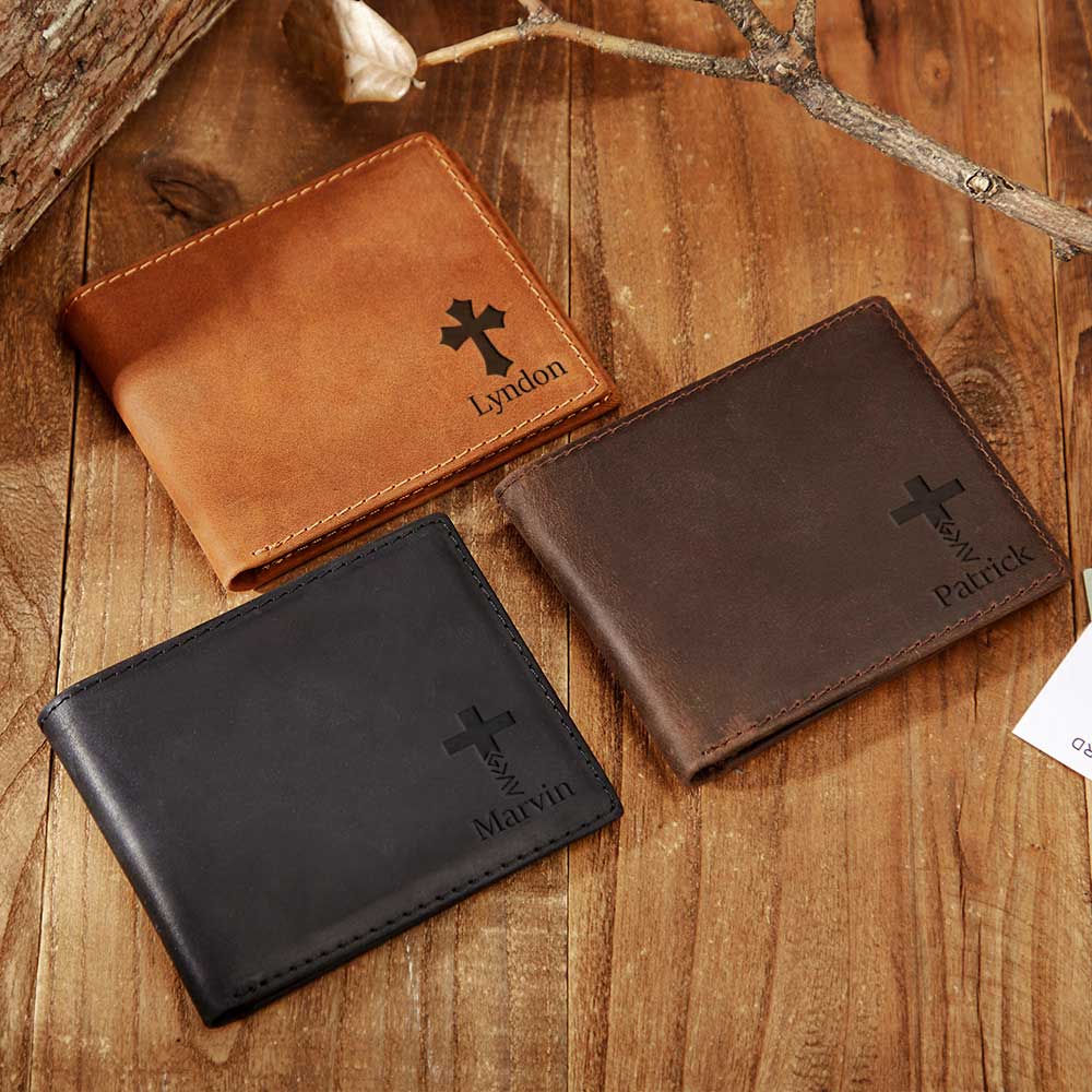 Personalized Leather Wallet