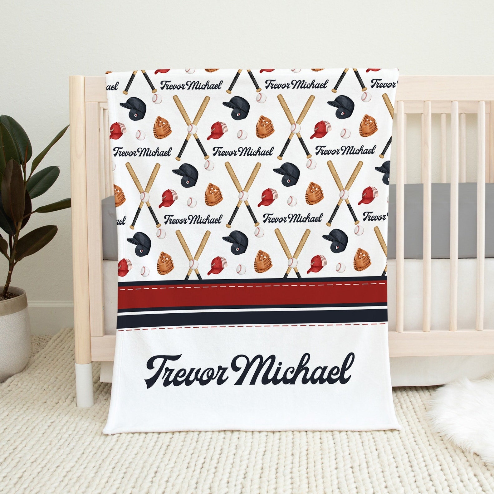 Trending Baseball  Flannel Blanket
