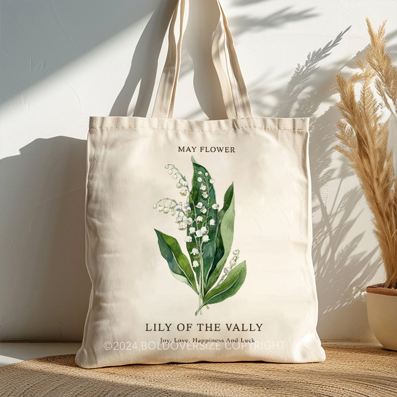 Vintage May Floral Tote Bag