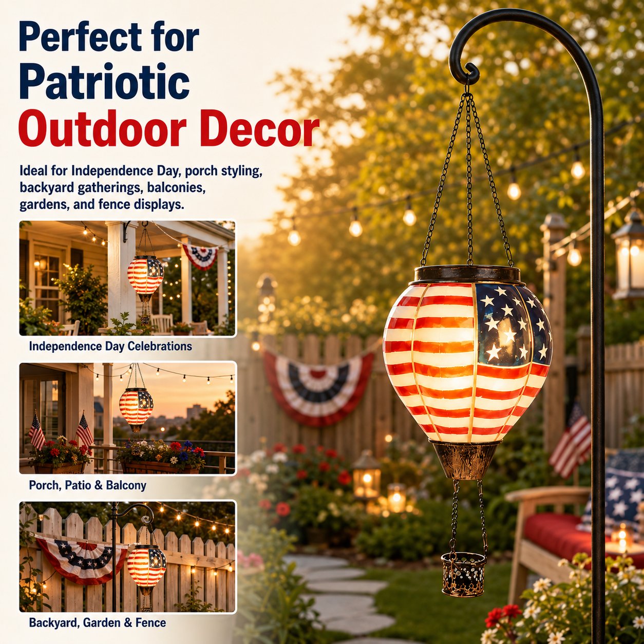 250th Anniversary Solar Hot Air Balloon Lantern