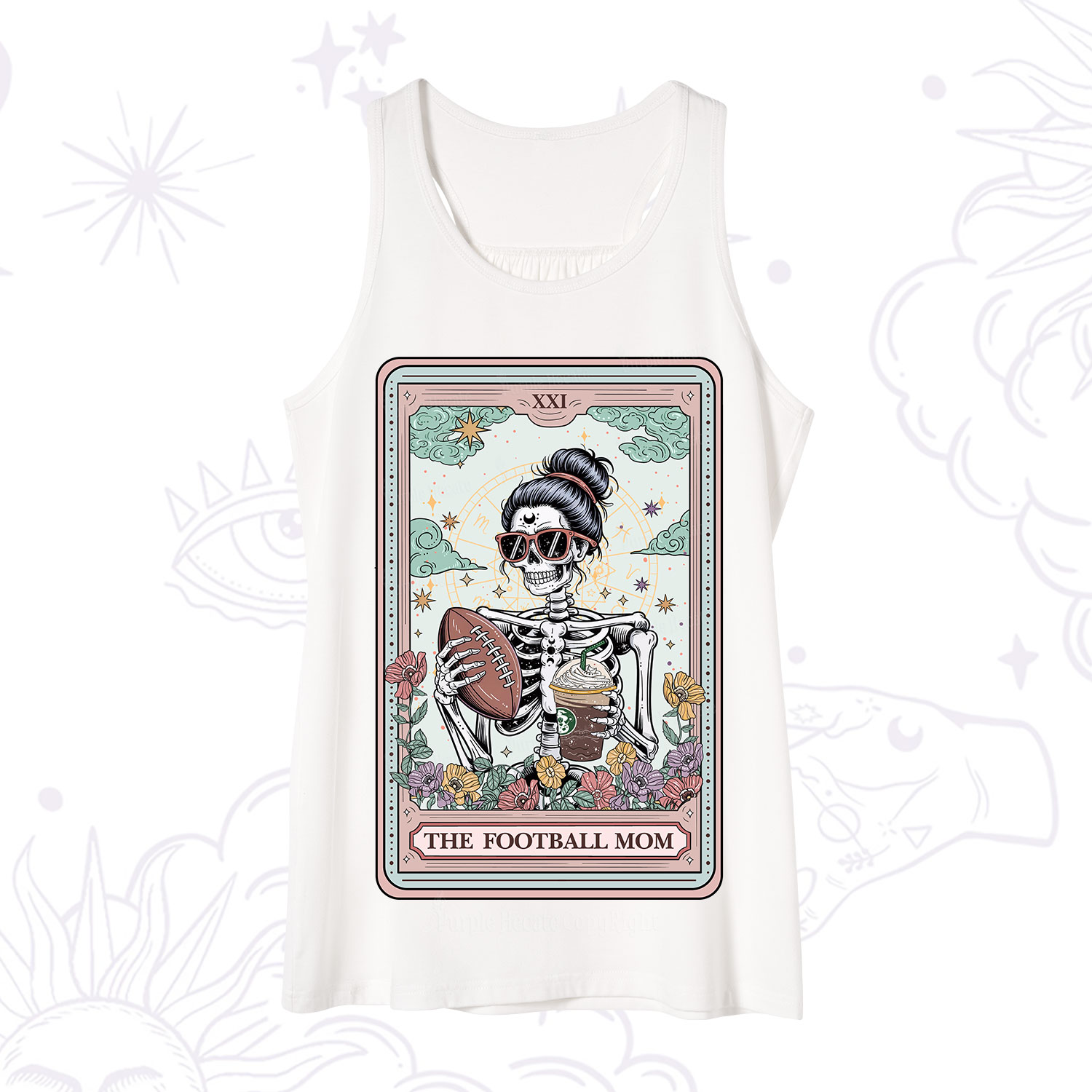 Purplehecate The Football Mom Tarot Tank