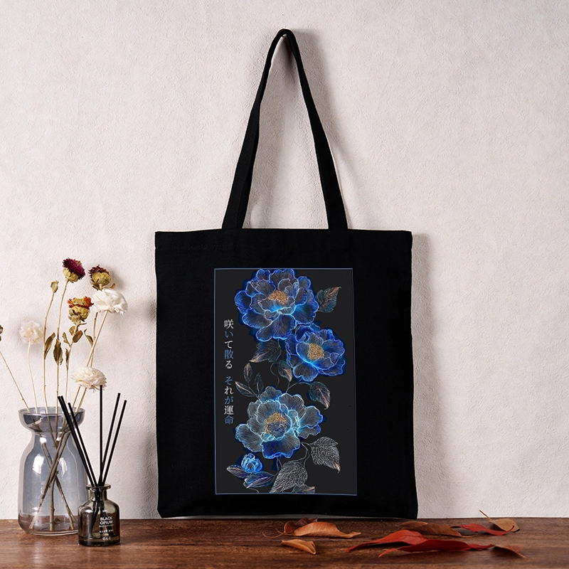 Tokyo-Tiger The Sea Of Flowers In The Darkness Tote Bag