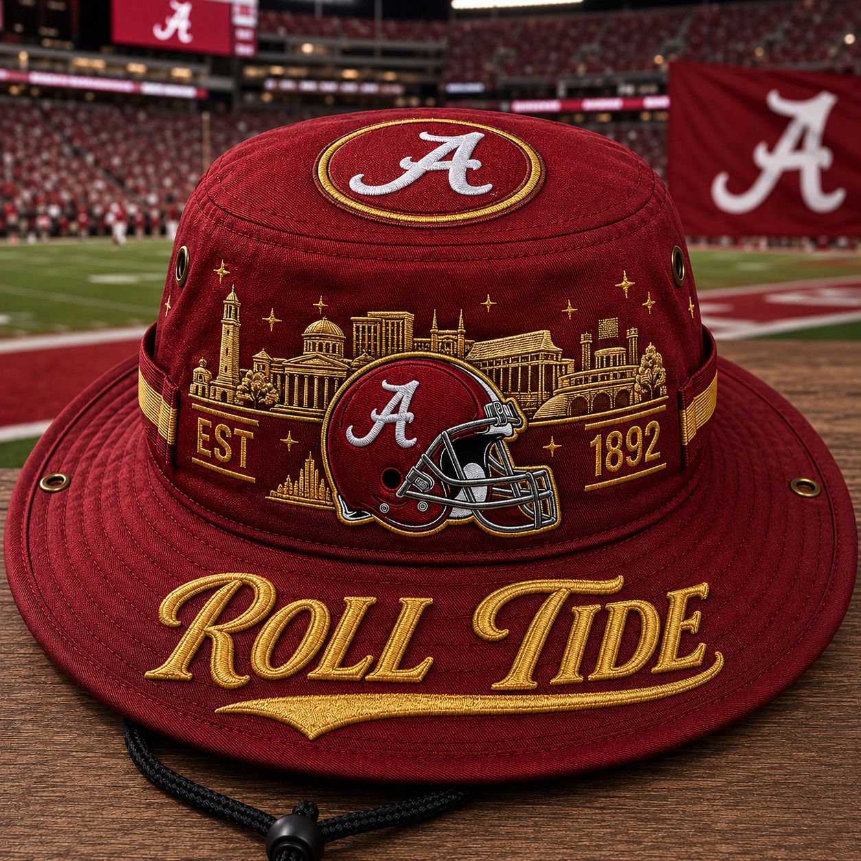 🔥🇺🇸 Last Day Promo: 49% OFF 🏈 ROLL TIDE Football Heritage Boonie Hat