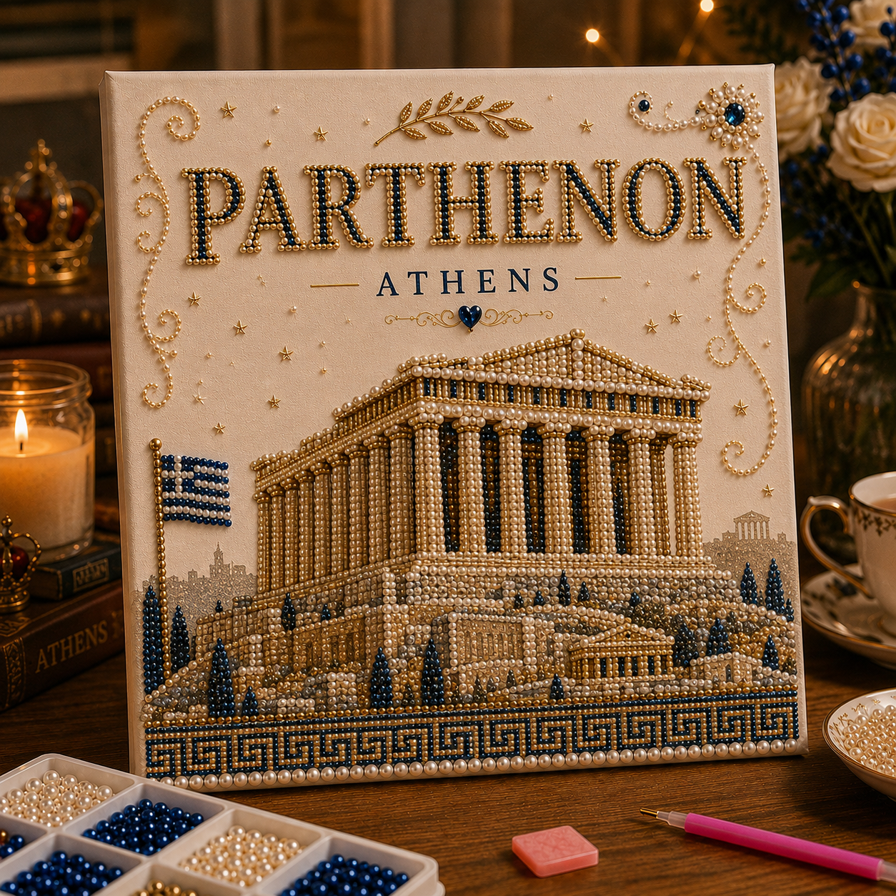 🌍 World Landmark DIY Bead Art Kit
