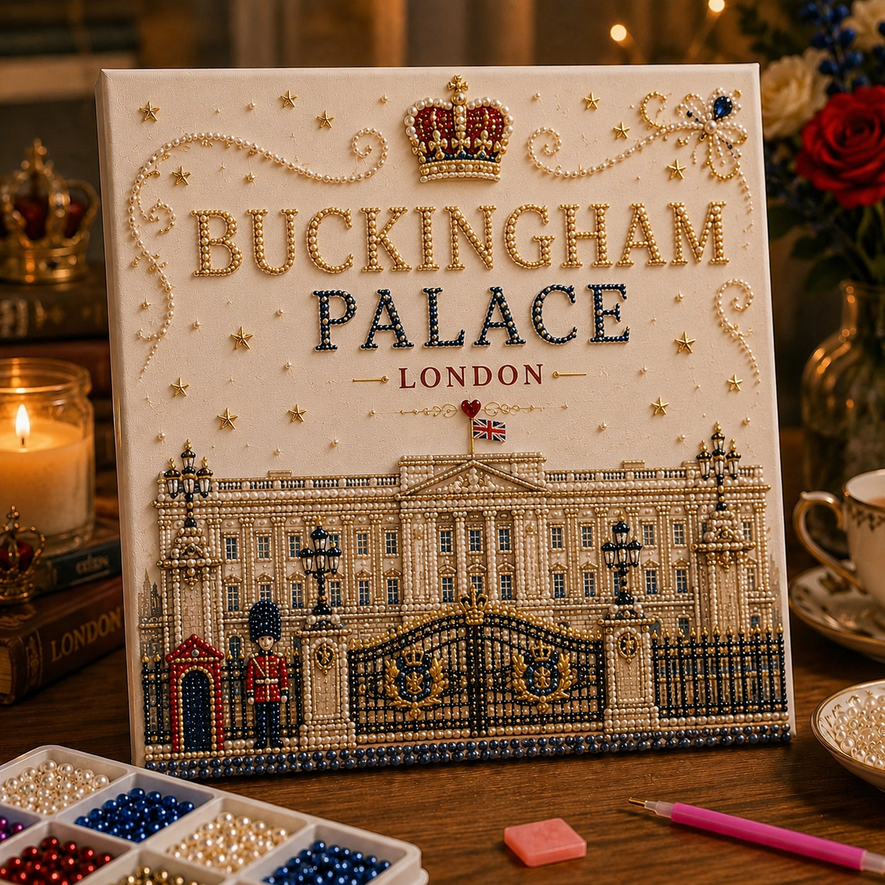 🇬🇧 British Landmarks Pearl Art DIY Kit