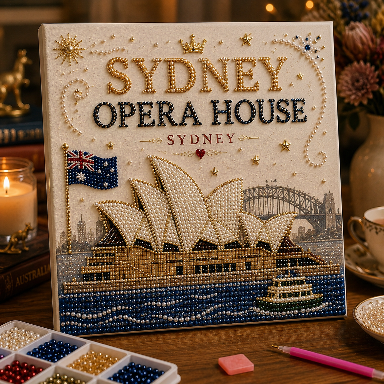 🌍 World Landmark DIY Bead Art Kit