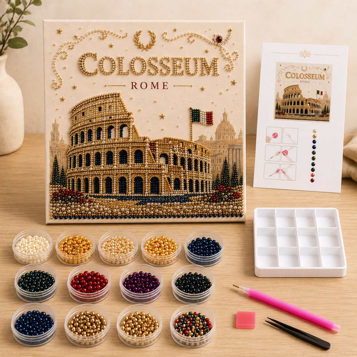🌍 World Landmark DIY Bead Art Kit
