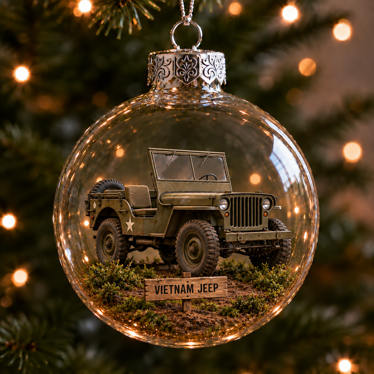 🎖️ Vietnam War Military Vehicle Christmas Ornament Collection