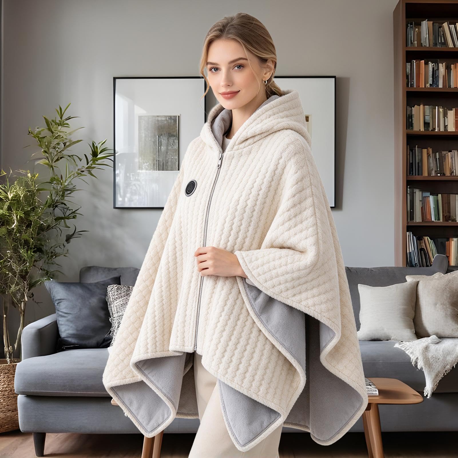 ❄️Christmas Sale 50% OFF🔥 Women’s Heated Shawl | Portable USB-Powered Warmth for Home, Work & Outdoors